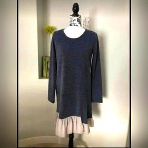 Mismash Blue Sweater Dress NWT Womens sz S/M
